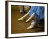 St.Petersburg, Russia, Detail of Ballerinas Shoes and Dress During a Short Rest Backstage During th-Ken Scicluna-Framed Photographic Print