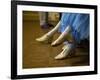 St.Petersburg, Russia, Detail of Ballerinas Shoes and Dress During a Short Rest Backstage During th-Ken Scicluna-Framed Photographic Print