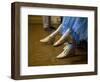 St.Petersburg, Russia, Detail of Ballerinas Shoes and Dress During a Short Rest Backstage During th-Ken Scicluna-Framed Photographic Print