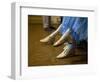 St.Petersburg, Russia, Detail of Ballerinas Shoes and Dress During a Short Rest Backstage During th-Ken Scicluna-Framed Photographic Print