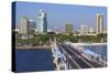 St. Petersburg Skyline, Tampa, Florida, United States of America, North America-Richard Cummins-Stretched Canvas