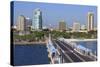 St. Petersburg Skyline, Tampa, Florida, United States of America, North America-Richard Cummins-Stretched Canvas