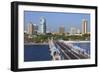 St. Petersburg Skyline, Tampa, Florida, United States of America, North America-Richard Cummins-Framed Photographic Print