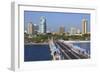 St. Petersburg Skyline, Tampa, Florida, United States of America, North America-Richard Cummins-Framed Photographic Print