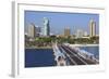 St. Petersburg Skyline, Tampa, Florida, United States of America, North America-Richard Cummins-Framed Photographic Print