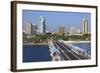 St. Petersburg Skyline, Tampa, Florida, United States of America, North America-Richard Cummins-Framed Photographic Print