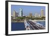 St. Petersburg Skyline, Tampa, Florida, United States of America, North America-Richard Cummins-Framed Photographic Print