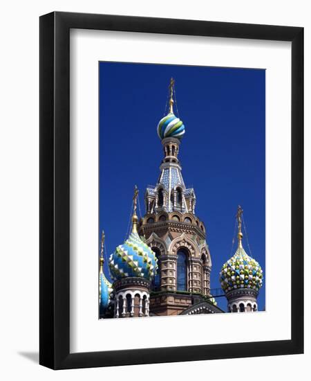 St Petersburg, the Church on Spilt Blood, Russia-Nick Laing-Framed Photographic Print