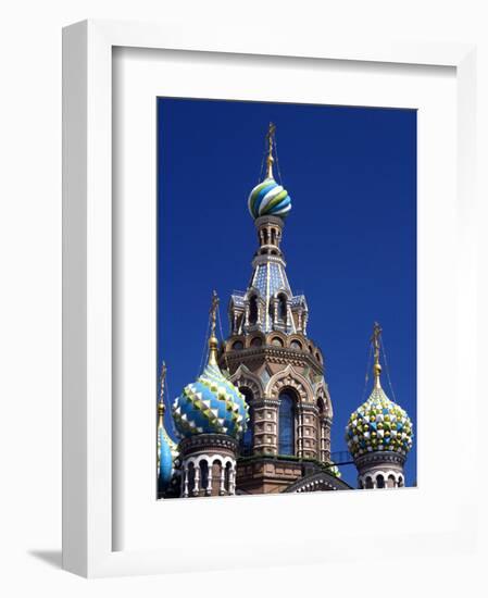 St Petersburg, the Church on Spilt Blood, Russia-Nick Laing-Framed Photographic Print