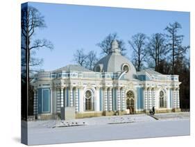 St Petersburg, Tsarskoye Selo, Catherine Palace - the Grotto, Russia-Nick Laing-Stretched Canvas