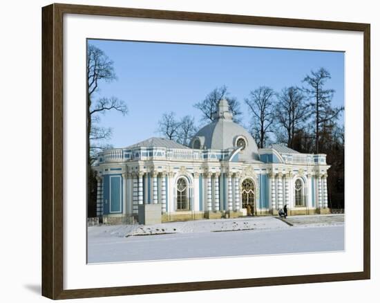 St Petersburg, Tsarskoye Selo, Catherine Palace - the Grotto, Russia-Nick Laing-Framed Photographic Print