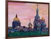 St Petersburg With Church Of The Savior On Blood-Martina Bleichner-Framed Art Print