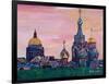 St Petersburg With Church Of The Savior On Blood-Martina Bleichner-Framed Art Print