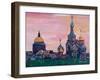 St Petersburg With Church Of The Savior On Blood-Martina Bleichner-Framed Art Print