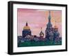 St Petersburg With Church Of The Savior On Blood-Martina Bleichner-Framed Art Print