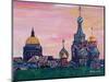 St Petersburg With Church Of The Savior On Blood-Martina Bleichner-Mounted Art Print