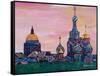 St Petersburg With Church Of The Savior On Blood-Martina Bleichner-Framed Stretched Canvas