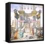 St Philip Driving Dragon from Temple of Hierapolis-Filippino Lippi-Framed Stretched Canvas