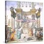 St Philip Driving Dragon from Temple of Hierapolis-Filippino Lippi-Stretched Canvas