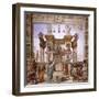 St. Philip Exorcizing the Demon from the Temple of Mars, South Wall of Strozzi Chapel, c.1497-1502-Filippino Lippi-Framed Giclee Print