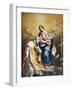 St. Philip Neri with Virgin and Child-Carlo Cignani-Framed Giclee Print