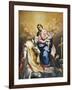 St. Philip Neri with Virgin and Child-Carlo Cignani-Framed Giclee Print