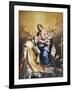 St. Philip Neri with Virgin and Child-Carlo Cignani-Framed Giclee Print