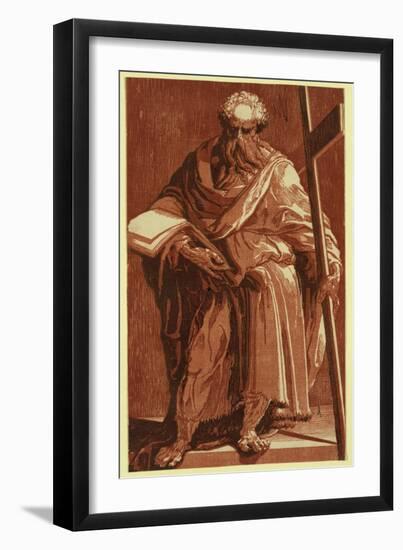 St. Philip (Or Andrew?), Between 1500 and 1552-Domenico Beccafumi-Framed Giclee Print