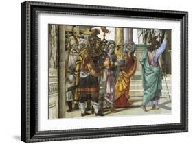 St Philip the Apostle in Front of Temple of Mars in Hierapolis, 1502-Filippino Lippi-Framed Giclee Print