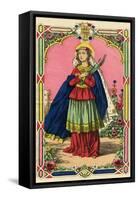 St Philomena (Full)-null-Framed Stretched Canvas