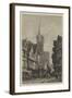 St Pierre, Caen, in the Exhibition of the Society of Painters in Water-Colours-Samuel Read-Framed Giclee Print