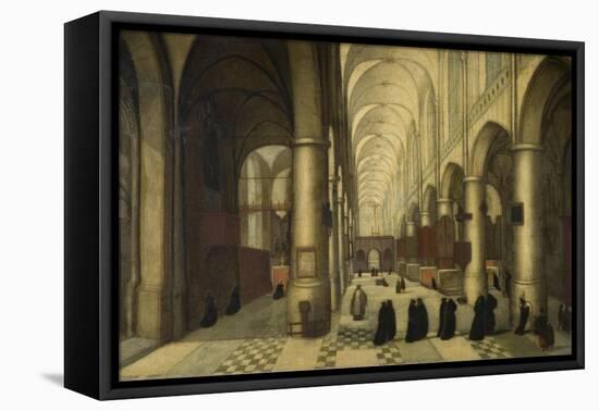 St. Pieters at Louvain, a Christening Party-Hendrik van Steenwyck-Framed Stretched Canvas