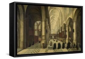 St. Pieters at Louvain, a Christening Party-Hendrik van Steenwyck-Framed Stretched Canvas