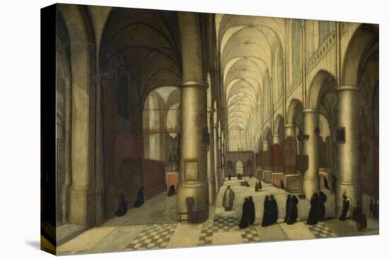 St. Pieters at Louvain, a Christening Party-Hendrik van Steenwyck-Stretched Canvas