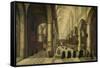 St. Pieters at Louvain, a Christening Party-Hendrik van Steenwyck-Framed Stretched Canvas