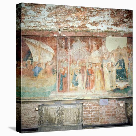 St Ranieri in the Holy Land, Mid 14th Century-Andrea di Bonaiuto-Stretched Canvas