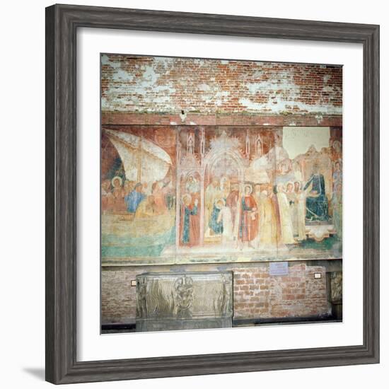 St Ranieri in the Holy Land, Mid 14th Century-Andrea di Bonaiuto-Framed Giclee Print