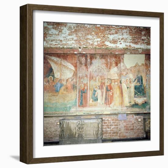 St Ranieri in the Holy Land, Mid 14th Century-Andrea di Bonaiuto-Framed Giclee Print
