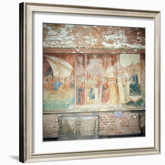 St Ranieri in the Holy Land, Mid 14th Century-Andrea di Bonaiuto-Framed Giclee Print