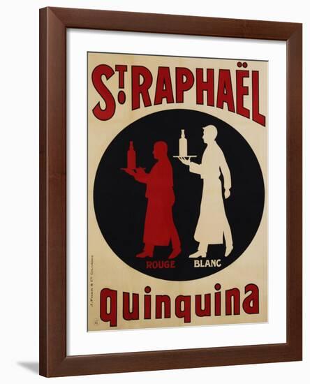 St. Raphael Quinquina, 1925-null-Framed Art Print