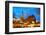 St. Reinoldi Church and Christmas Market at Dusk, Dortmund, North Rhine-Westphalia, Germany, Europe-Frank Fell-Framed Photographic Print