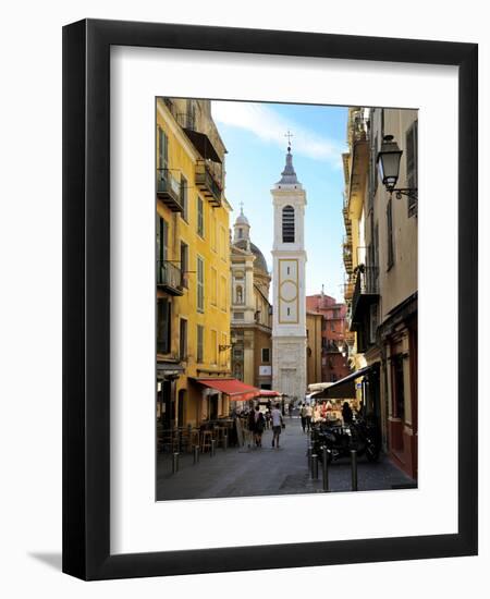 St. Reparate Cathedral, Place Rosseti, Old Town, Nice, Alpes Maritimes, Provence, Cote D'Azur, Fren-Peter Richardson-Framed Premium Photographic Print