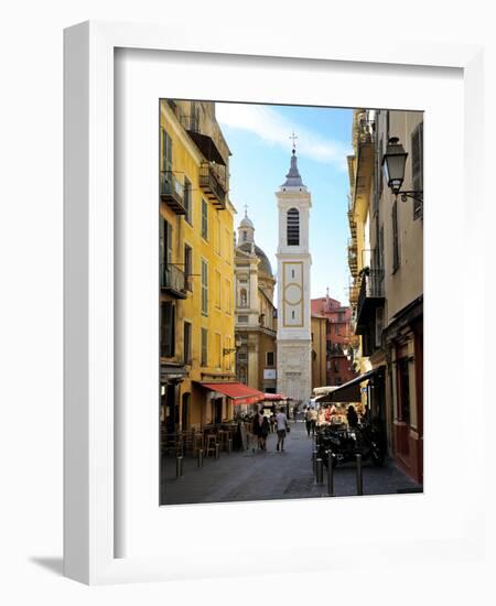 St. Reparate Cathedral, Place Rosseti, Old Town, Nice, Alpes Maritimes, Provence, Cote D'Azur, Fren-Peter Richardson-Framed Photographic Print