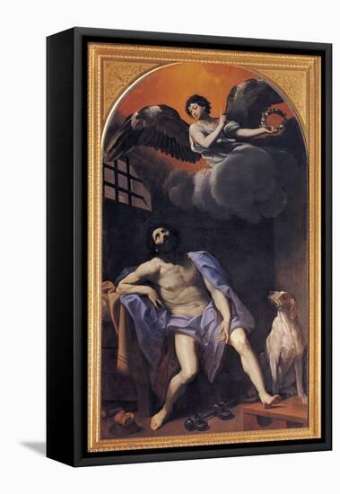 St Roch in Prison-Reni Guido-Framed Stretched Canvas