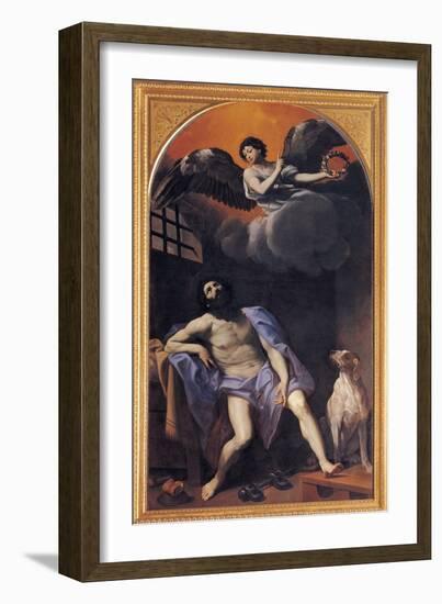 St Roch in Prison-Reni Guido-Framed Giclee Print