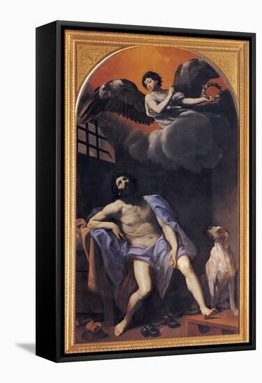 St Roch in Prison-Reni Guido-Framed Stretched Canvas