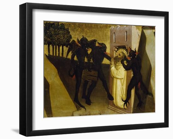St Romuald Tempted by Demons-Nardo Di Cione-Framed Giclee Print