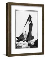 St Rose of Lima-Aubrey Beardsley-Framed Photographic Print