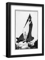 St Rose of Lima-Aubrey Beardsley-Framed Photographic Print