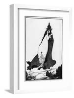 St Rose of Lima-Aubrey Beardsley-Framed Photographic Print